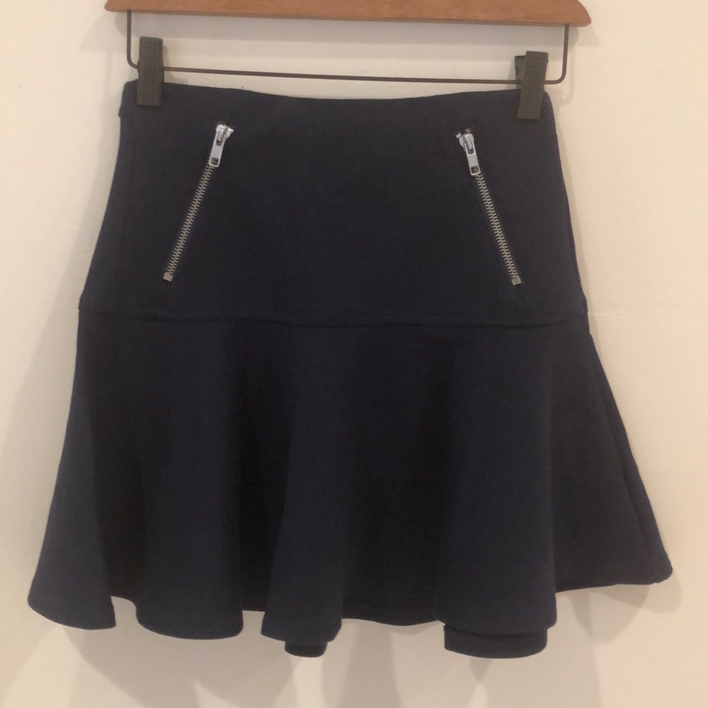Navy blue skater skirt